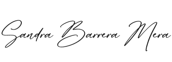 firma sandra barrera mera